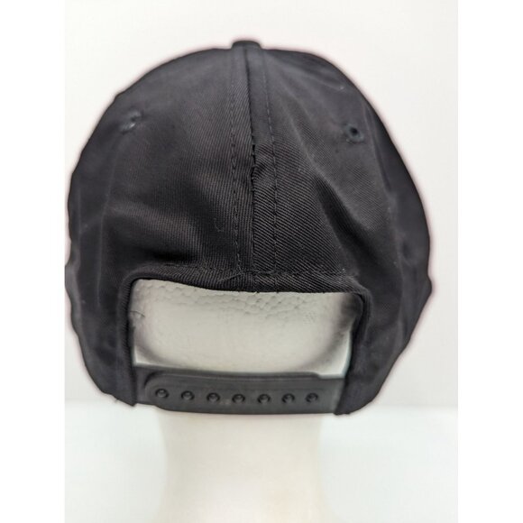 VAC-CON Graphic Logo Men Black Wide Brim Braid Adjustable Snapback Cap Hat - Picture 6 of 8